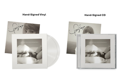 #ad ✨ Taylor Swift Tortured Poets Department CD or Vinyl Hand Signed Photo 🖋️ $309.99