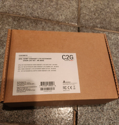 #ad C2G 4K HDMI HDBaseT Extender Over Cat Transmitter To Box Receiver CSG30010 $80.00