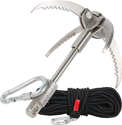 #ad Grappling Hook Grapple Claw Multifunctional Heavy Duty Stainless Steel with $63.99