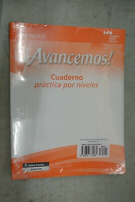 #ad ¡Avancemos : Cuaderno Practica Por Niveles #291418 Workbook w Bookmarks $14.99