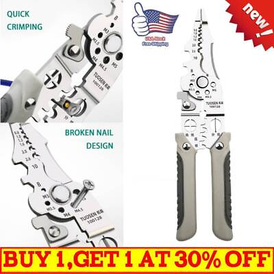 #ad New Arrival Multifunctional Wire Stripper Crimper Cable Cutter Pliers $11.99