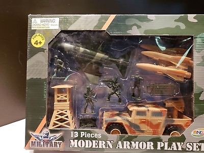 #ad Modern Armor Set Hummer Plane Ankyo Military Set 13 Pieces $10.08