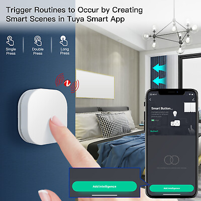 #ad Tuya ZigBee Smart Button Switch Wireless Remote One Key Control $16.66