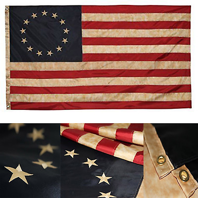 #ad 3x5 Embroidered Betsy Ross Vintage Flag Premium Quality Polyester 3#x27; X 5#x27; $32.88
