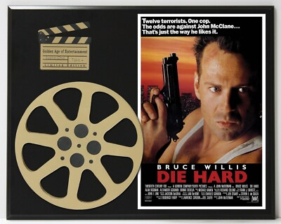 #ad Die Hard Original Reproduction Hollywood Movie Reel Display $89.95