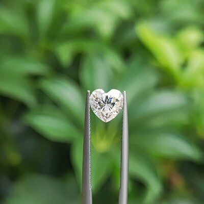 #ad White Diamond Heart Cut 2 Ct Natural VVS1 D Grade Loose Gemstone $80.00