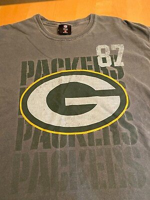 #ad VINTAGE #87 Nelson NFL GREEN BAY PACKERS TEAM APPAREL SHIRT SZ L $21.99