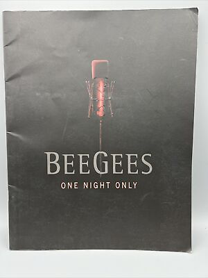 #ad Bee Gees One Night Only Program GUC. B1793. Scarce. $43.75