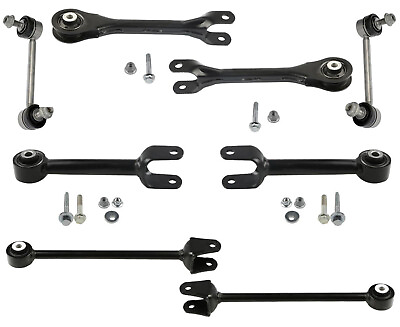 #ad Rear PARTS Upper amp; Lower Arms W Bushings amp; Sway Bar Links For Tesla 3 2017 2023 $429.99