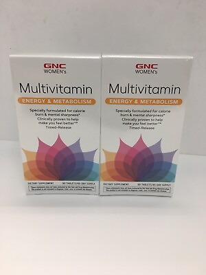 #ad #ad gnc multivitamin energy amp; metabolism 90tablets x2 EXP 6 25 $16.99