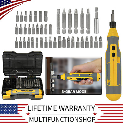 #ad Mini Rechargeable Screwdriver Set Cordless Electric Screwdriver Kit Power $25.18