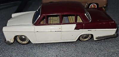 #ad Early 60s Bandai MG Magnette tin litho friction sedan It Does Work. $165.50