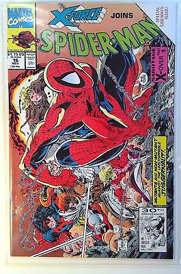#ad Spider Man #16 Marvel 1991 Todd McFarlane X Force Sabotage Comic Book $5.17