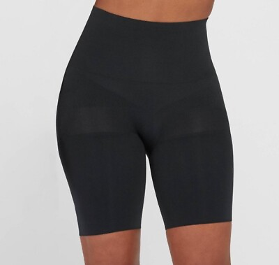 #ad Women’s Assets by Spanx Plus Size Shaping Shorts Black 1X $16.99