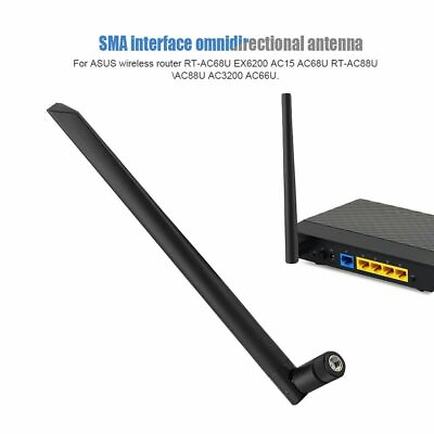 #ad 3x 6dBi 2.4 5.8GHz Dual Band WiFi RP SMA Antenna For Wireless Router Aerial $7.45