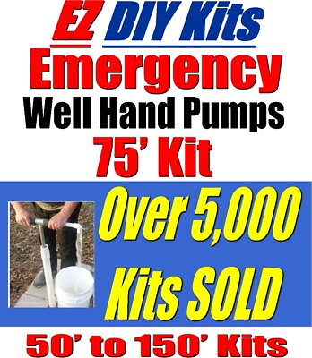 #ad Well Hand Pump for Emergency DIY 75#x27; Kit Well Hand Pump for water well. $474.00