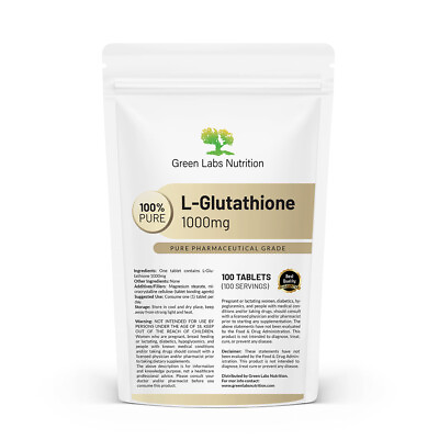 #ad L Glutathione 1000mg tablets Liver health Strong antioxidant Anti UV radiation $43.69
