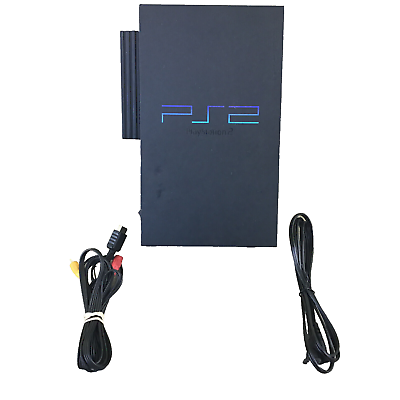 #ad PS2 Sony PlayStation 2 Fat Power amp; AV Cords Black SCPH 50001 Network Adapter $139.97