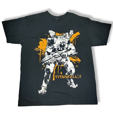 TitanFall 2 Gaming Graphic Print Tshirt Black Men#x27;s XL Loot Crate $10.36