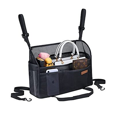 #ad Car Net Pocket Handbag Holder Between Seats Back Storage Organizer $20.45
