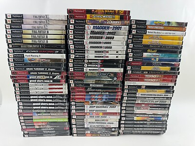#ad Sony PlayStation 2 PS2 Games With Cases Pick amp; Choose Huge Lot Selection $11.99