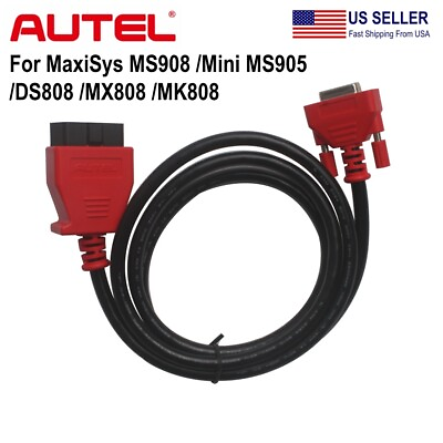 #ad Autel OBD2 Main Test Data Cable For MaxiSys MK808 MS908 Mini MS905 DS808 Scanner $15.09