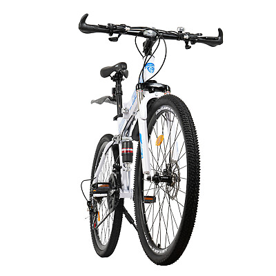 #ad #ad 26quot; Mountain Bike Folding21 Speed Men Bikes MTB Bicycle School Dual Disc Brake $189.53