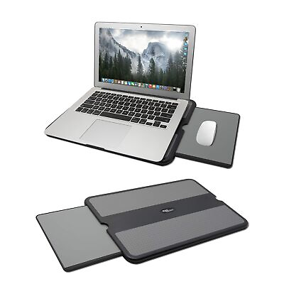 #ad MAX SMART Portable Laptop Lap Pad Laptop Desk with Retractable Mouse Tray A... $31.67