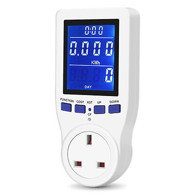 #ad #ad Plug Power Meter Energy Monitor Electricity Usage Volt Amps Watt KWh GU $21.23