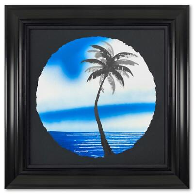 #ad Wyland quot;Palm Treesquot; Hand Signed Framed Original Painting Ocean Art $4200.00