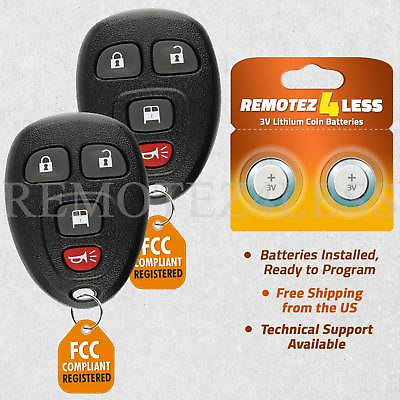 #ad 2 For 2013 2014 2015 2016 2017 Chevrolet Express Keyless Entry Remote Key Fob $11.89