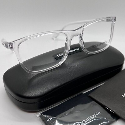 #ad DOLCE amp; GABBANA DG5027 3133 Unisex Eyeglasses 53 18 140 Clear 100%Authentic $55.00