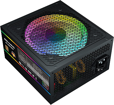 #ad 80 plus Gold Power Supply APFC 750W Fully Modular ATX Computer Gaming Power Sup $101.86