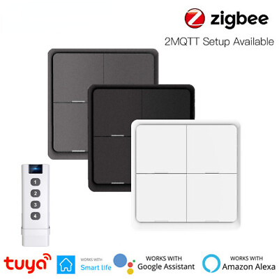 #ad Tuya ZigBee Smart Switch Push Button Controller Automation Switch APP Control $19.40