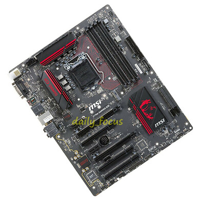#ad MSI Z170A GAMING M3 Motherboard LGA 1151 Intel Z170 DDR4 DIMM USB3.1 ATX $85.00