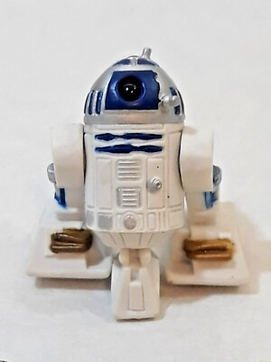 #ad Star Wars R2 D2 Figure 2004 Hasbro LFL R2D2 Toy Cake Topper 1.5in Ships FREE $11.00