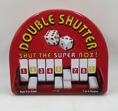 #ad Double Shutter Shut The Super Box Game In Tin Case Blue Orange Games 2007 $24.95