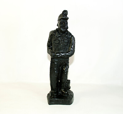 #ad Vintage Miner Figurine Black Coal Olde Tyme Mountain Products Inc. $14.99