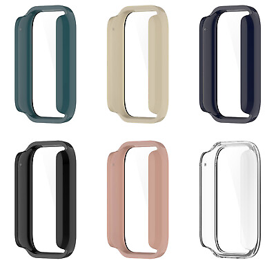 #ad Protective Case for Mi Smart Band 8 Pro Tempered Glass Screen Protector Cover $6.19