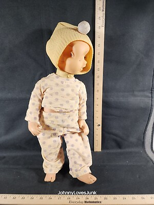 #ad Vintage 60#x27;s 3 Face Rotating Doll Great Shape OG Clothes No Ripa Tears $120.00
