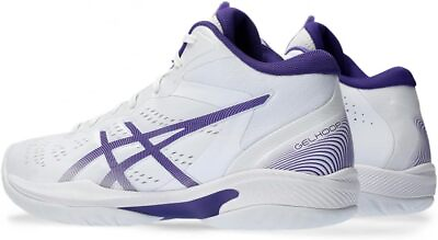 #ad ASICS Basketball Shoes GELHOOP V16 1063A078 White Purple With Tracking Japan $178.99