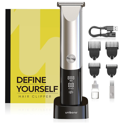 Men#x27;s Hair Beard Trimmer Clipper Grooming Kit LED Power Display Cordless $19.99