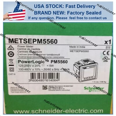 #ad #ad SCHNEIDER ELECTRIC PowerLogic Power Meter METSEPM5560 $775.00