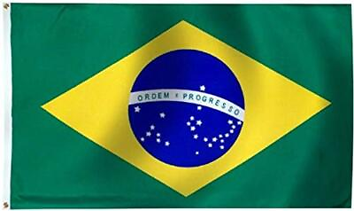 #ad €œ World Flag Collection € Brazil Brasil Double Sided Outdoor Indoor Strong... $18.95