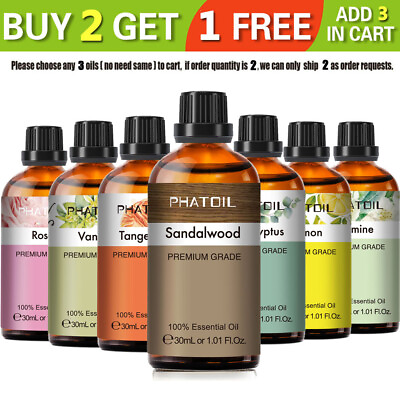 #ad 100% Pure and Natural Essential Oils 30 mL 1 oz Therapeutic Aromatherapy Oil $10.99