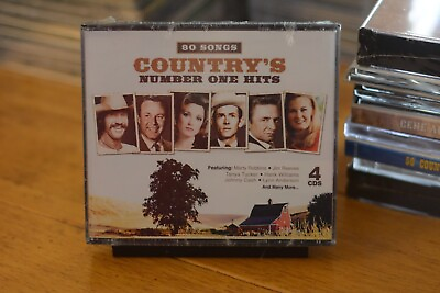 #ad VARIOUS quot;COUNTRY#x27;S NUMBER ONE HITSquot; CD NEW SEALED 4 DISC SET 183 $25.00