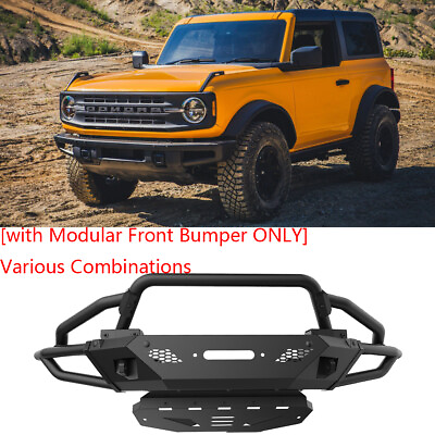 #ad Front Bumper Bull Bar For 2021 2022 2023 Ford Bronco Front Bumper Guards 4 in 1 $86.99
