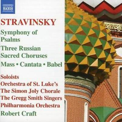 #ad Robert Craft : Three Russian Sacred Choruses Craft Po CD 2006 $9.79