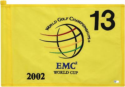 #ad PGA Tour Event Used #13 Pin Flag from EMC World Cup December 12th 15th 2002 $224.99