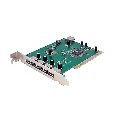 StarTech.com 7 Port PCI USB Card Adapter PCIUSB7 4x External 3x Internal PCI $41.57